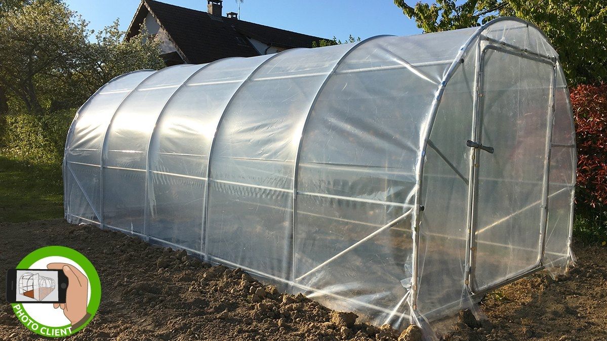 Serre de jardin 3x6,00m fabrication française : Ro-K-SERRE
