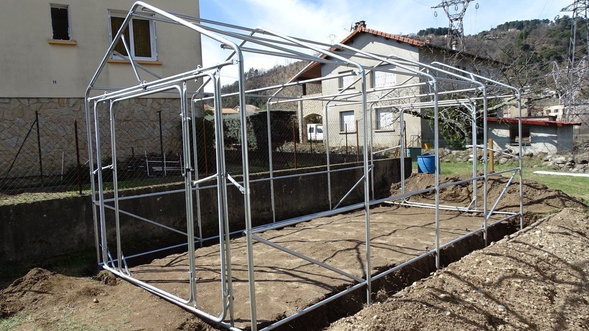 Volière ø40 En Acier Galvanisé